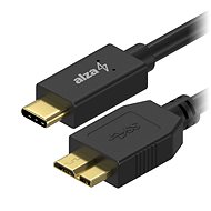Adatkábel AlzaPower USB-C-ről (M) Micro USB-B 3.0-ra (M) 0.5m
