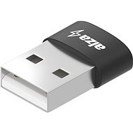AlzaPower USB-A (M) - USB-C 2.0 (F) fekete - Átalakító