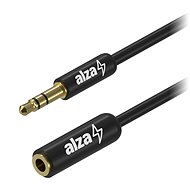 AlzaPower Audio 3.5mm Jack (M) to 3.5mm Jack (F) 1m - Audio kábel