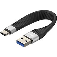 Adatkábel AlzaPower Flex Core USB-C 3.1. Gen 1, fekete - Datový kabel