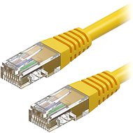 AlzaPower Patch CAT5E UTP 2 m sárga - Hálózati kábel
