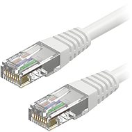 AlzaPower Patch CAT5E UTP 1m fehér - Hálózati kábel