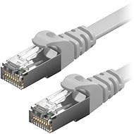 Hálózati kábel AlzaPower Patch CAT6 FTP Flat 3m szürke - Síťový kabel