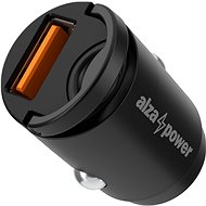 Autós töltő AlzaPower Car Charger M110 Fast Charge Mini fekete
