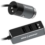 AlzaPower X540 Multi Charge autós töltő szürke - Autós töltő
