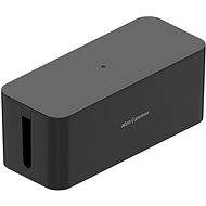 Kábelrendező AlzaPower Cable Box Basic Medium fekete - Organizér kabelů
