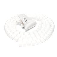 Kábelrendező AlzaPower Cable Tube 2,5m fehér - Organizér kabelů