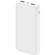 AlzaPower Carbon 20000mAh Fast Charge + PD3.0 White - Powerbank