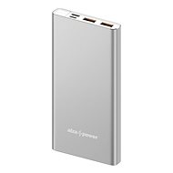 Power bank AlzaPower Metal 10000mAh Fast Charge + PD3.0 - ezüst