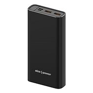 AlzaPower Metal 20000mAh Fast Charge + PD3.0 - fekete - Power bank