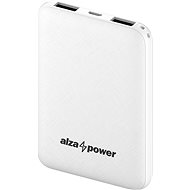 Powerbank AlzaPower Onyx 5000mAh - fehér - Powerbanka