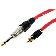 Audio kábel AQ Mono 6,3 mm - RCA 1m - Audio kabel