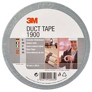 3M™ Duct Tape 1900 alap textilszalag, ezüst, 50 mm x 50 m, buborékcsomagolásban - Ragasztó szalag