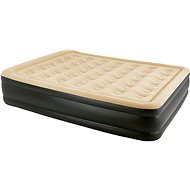 High Raised Airbed with built-in electric pump 203 cm brown