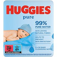 HUGGIES Pure Triplo (3× 56 db) - Popsitörlő