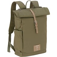 Lässig Green Label Rolltop Backpack olive - Pelenkázó hátizsák