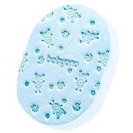 BabyOno Gyengéd gyerek fürdőszivacs, kék - Mosdókesztyű