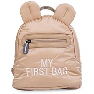 CHILDHOME My First Bag Puffered Beige - Hátizsák