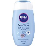 Nivea Baby Soft Shampoo & Bath 200 ml - Gyerek habfürdő