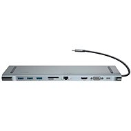 i tec USB C Metal Low Profile 4K Triple Display Docking Station + Power Delivery 85W dokkoló állomás szürke (C31FLATDOCKPDPLUS) i tec USB C Metal Low Profile 4K Triple Display Docking Station + Power Delivery 85W dokkoló állomás szürke (C31FLATDOCKPDPLUS)