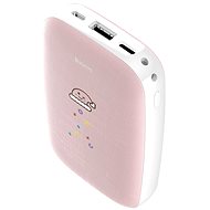 Powerbank Baseus Mini Q Hand Warmer Power Bank 10000mAh Pink