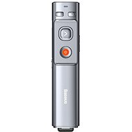 Baseus Orange Dot Wireless Presenter Red Laser, Grey - Prezenter