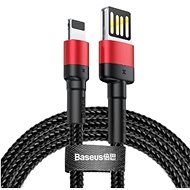 Baseus Cafule Lightning Cable Special Edition 2.4A 1M Red+Black - Adatkábel