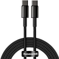 Baseus Tungsten Gold Fast Charging Data Cable Type-C (USB-C) 100W 2 m Black - Adatkábel