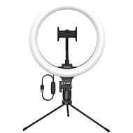 Baseus Live Stream Holder Ring Light Selfie Tripod Black - Telefontartó