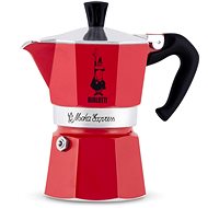 Bialetti Moka Color hatszemélyes, piros - Kotyogós kávéfőző