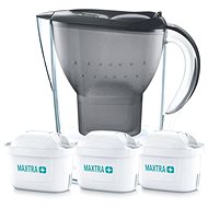 BRITA Marella fekete, Starter pack (beleértve 3MX+) - Vízszűrő kancsó