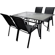 La Proromance Garden Table G47 + 4 db Garden Chair T12 Anthracite - Kerti bútor