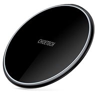 Choetech 15W Super Fast Wireless Charging Pad Black Mirror Style - Vezeték nélküli töltő