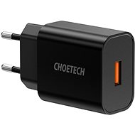 Hálózati adapter ChoeTech Quick Charge 3.0 USB 18W Black