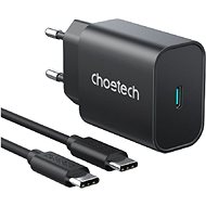 Hálózati adapter Choetech Quick Charger 25W for Samsung + USB-C 2m Cable