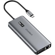 Choetech 12-in-1 USB-C Multiport Adapter - Port replikátor