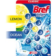BREF Power Aktiv Lemon & Ocean 4× 50 g - WC golyó