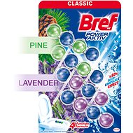 BREF Power Aktiv Pine & Lavender 4× 50 g - WC golyó