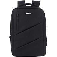 Canyon BPE-5 hátizsák 15,6" laptophoz, fekete színben - Laptop hátizsák