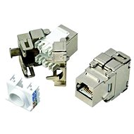 Keystone Datacom RJ45 STP CAT5E SILVER önmetsző zárókő - Keystone