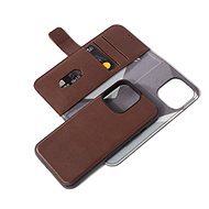 Decoded Leather Detachable Wallet Brown iPhone 14 Pro - Mobiltelefon tok