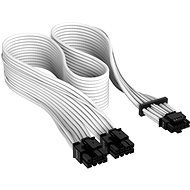 Corsair Premium Individually Sleeved 12+4pin PCIe Gen 5 12VHPWR 600W cable Type 4 White - Tápkábel
