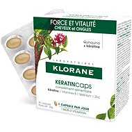 Étrend-kiegészítő KLORANE KeratinCaps - Erő és vitalitás, haj és köröm, étrend-kiegészítő 30 kapszula - Doplněk stravy
