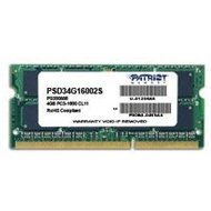 Patriot SO-DIMM 4GB DDR3 1600MHz CL11 Signature Line - RAM memória