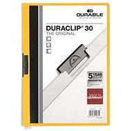 Durable Duraclip A4, 30 lap, sárga