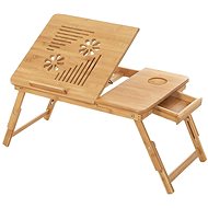 Henry I. laptop asztal, 55 cm, bambusz - Laptop asztal