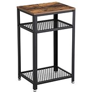 Összecsukható asztal Stella, 75 cm, barna / fekete, teherbírás 10 kg - Kisasztal
