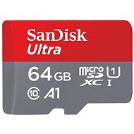 Memóriakártya SanDisk MicroSDXC 64GB Ultra + SD adapter