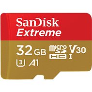 Memóriakártya SanDisk MicroSDHC 32GB Extreme Mobile Gaming