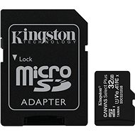 Kingston Canvas Select Plus micro SDHC 32GB Class 10 UHS-I + SD adapter - Memóriakártya